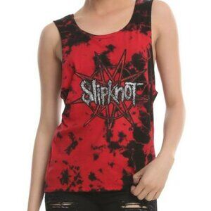Slipknot Tie-Dye Girls Muscle Top